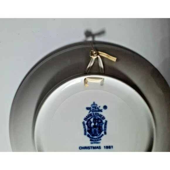 Bareuther Bavaria Weihnachten Christmas Plate Limited edition 1981 Children - Picture 4 of 5